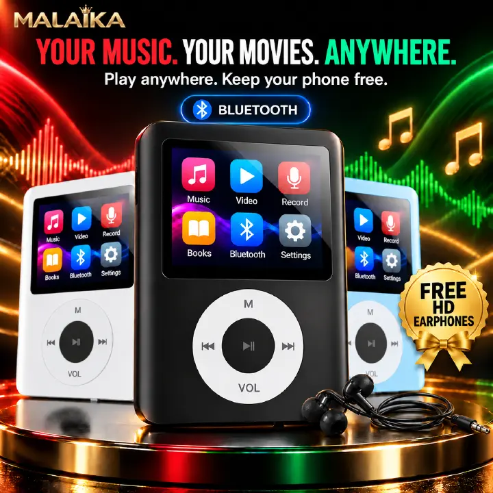 MP4 Player, MP3 Player With Bluetooth, Portable Music Player, Music Player, FM Radio, Voice Recorder, Portable MP3, E Book Reader, Mini Music MP3 Player, MP3 Bluetooth Player, Wireless MP4, Player MP4