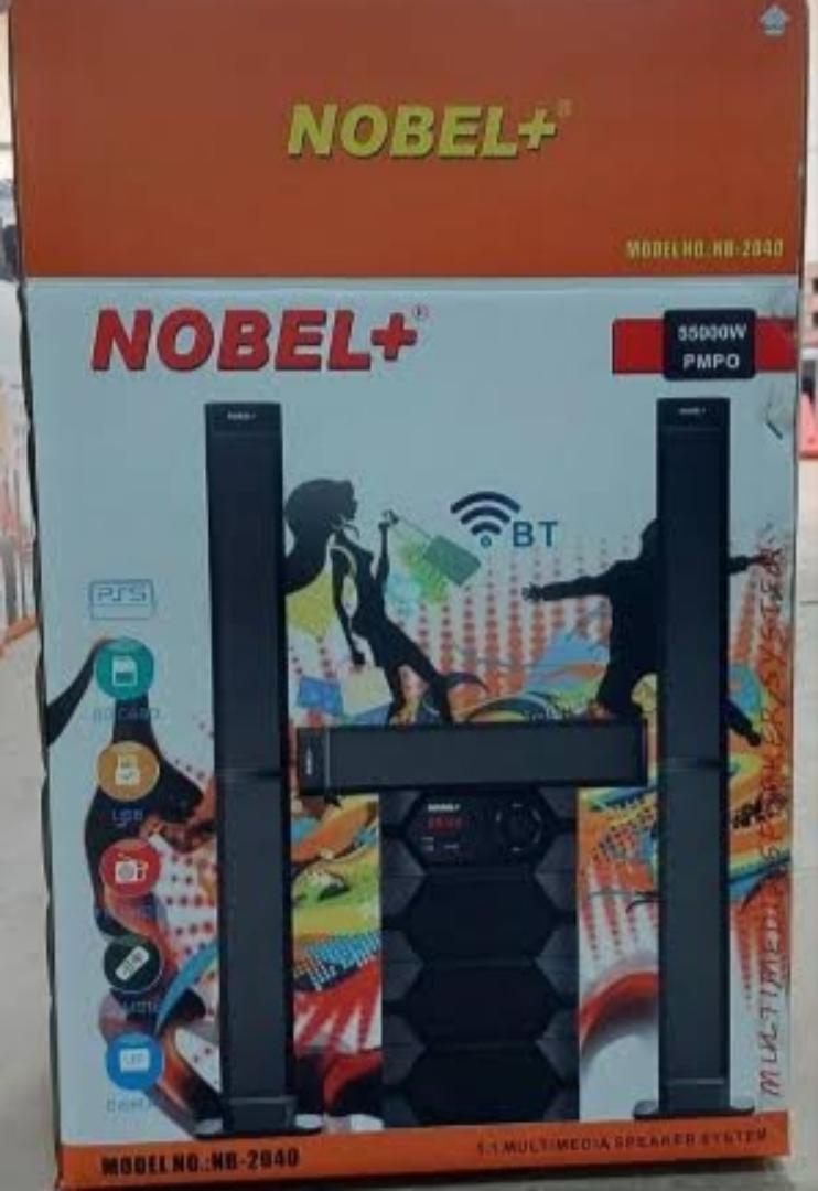 Nobel NB-2040 TALL BOY SPEAKER SYSTEM-BT HOMETHEARE-55,000W PMPO