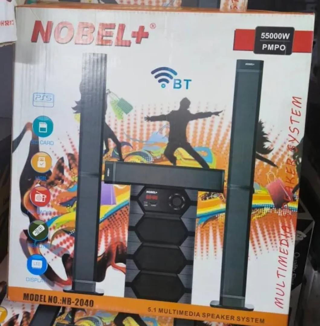 Nobel NB-2040 TALL BOY SPEAKER SYSTEM-BT HOMETHEARE-55,000W PMPO