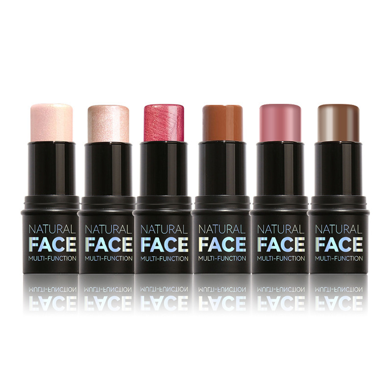 Multifunctional Face Contour Stick, Highlighter Blush Bronzer Stick Natural 3D Shaping Makeup Stick for Women view 4
