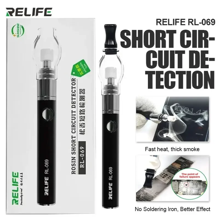 RELIFE Rosin Atomizer Flux Pen Short Circuit Detecting Maintenance Tool