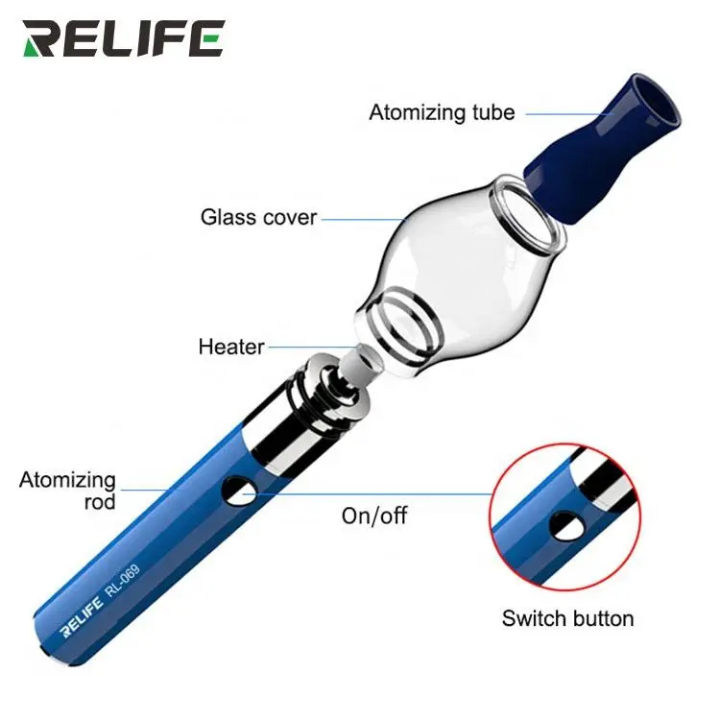 RELIFE Rosin Atomizer Flux Pen Short Circuit Detecting Maintenance Tool