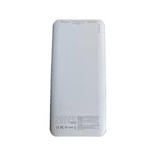 PS23 22.5W Super Fast Charging Power Bank 20000mAh with Built-in 3 Cables (Type-C, Lightning, Micro) Portable External Battery Charger Pack for Smartphones & Accessories - white