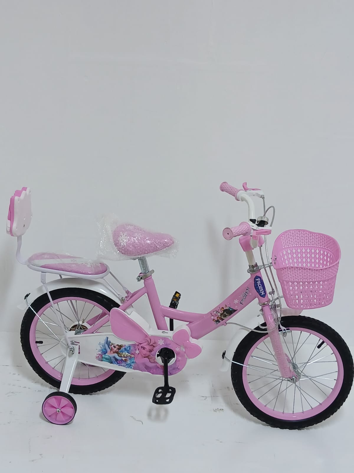 Children’s Bicycle – Size 16 – Pink/White