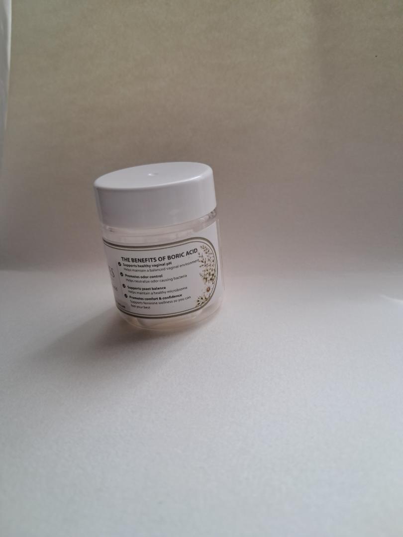 Boric Acid suppositories 7capsules , (3pieces)