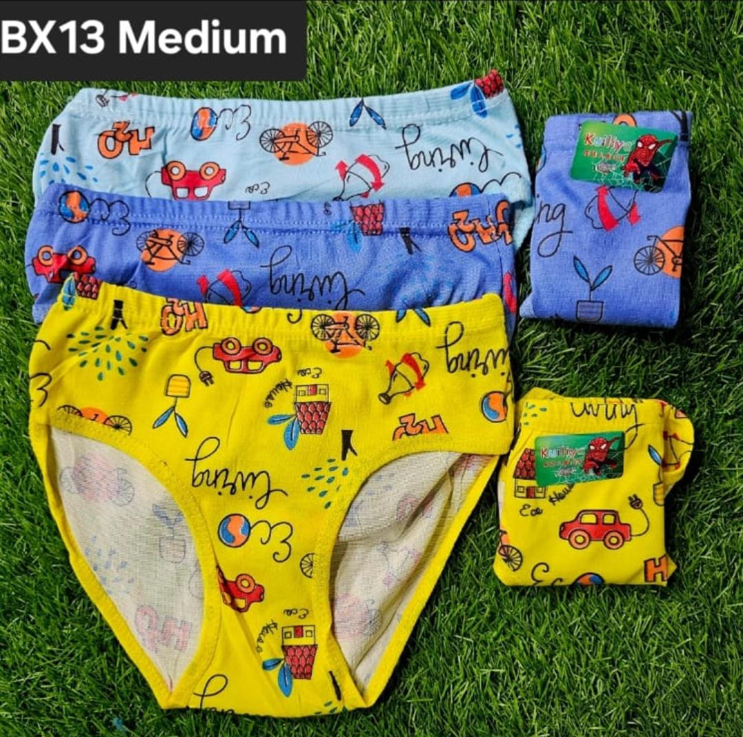 6PCS Breathable Cotton Baby Boys Boxer Shorts Soft Breathable Elastic Waist Underwear for Toddlers & Kids