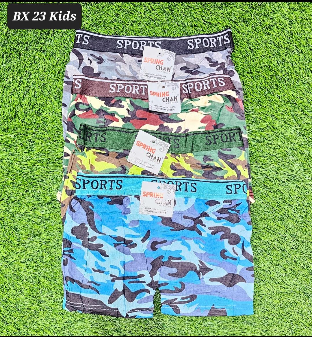 6PCS 1-6YRS  Breathable Cotton Baby Boys Boxer Shorts Soft Breathable Elastic Waist Underwear for Toddlers & Kids