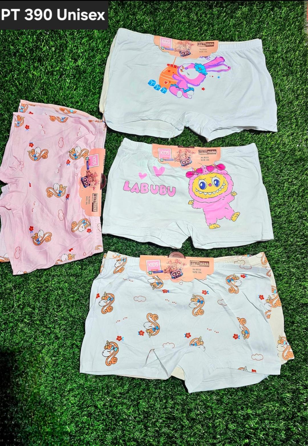 6PCS Girls' Bloomers pants Assorted prints Underwear Kids Panties Comfy pants Briefs Soft Material Dotted/Striped/Hearts/Shapes Assorted Patterns
