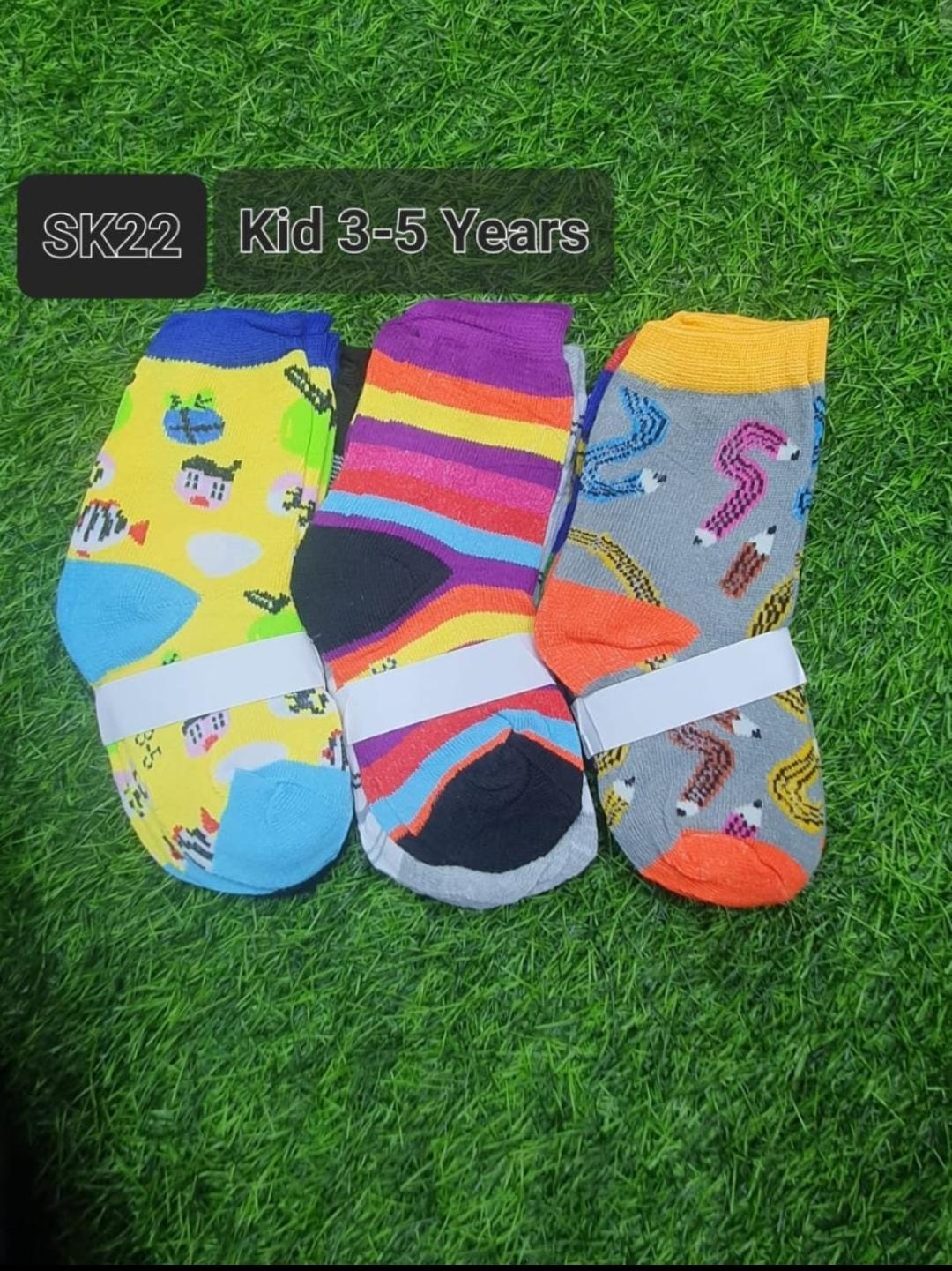 OFFER! 6 PAIRS 3-5 YEARS Kids Ankle Socks Newborn 0-6 months pairs baby socks warm cotton feel random One Size