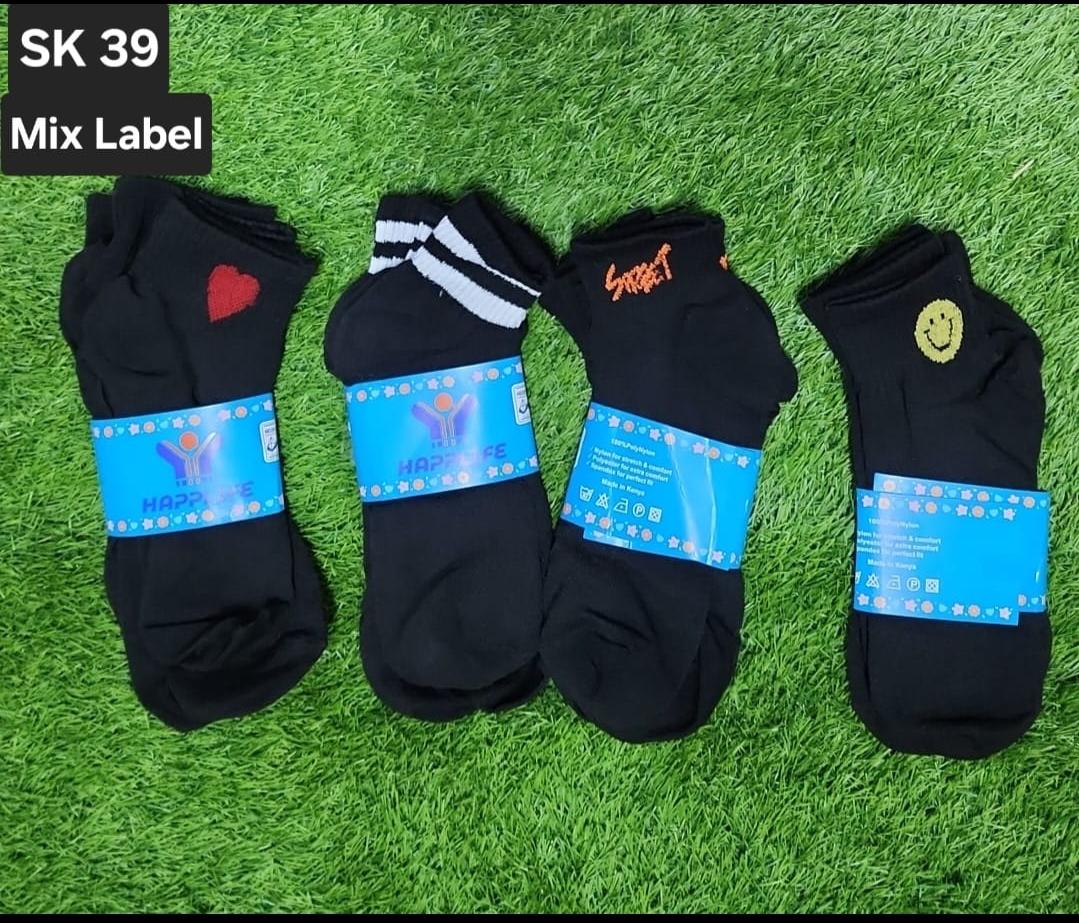OFFER! 6 PAIRS Kids Ankle Socks pairs baby socks warm cotton feel random One Size