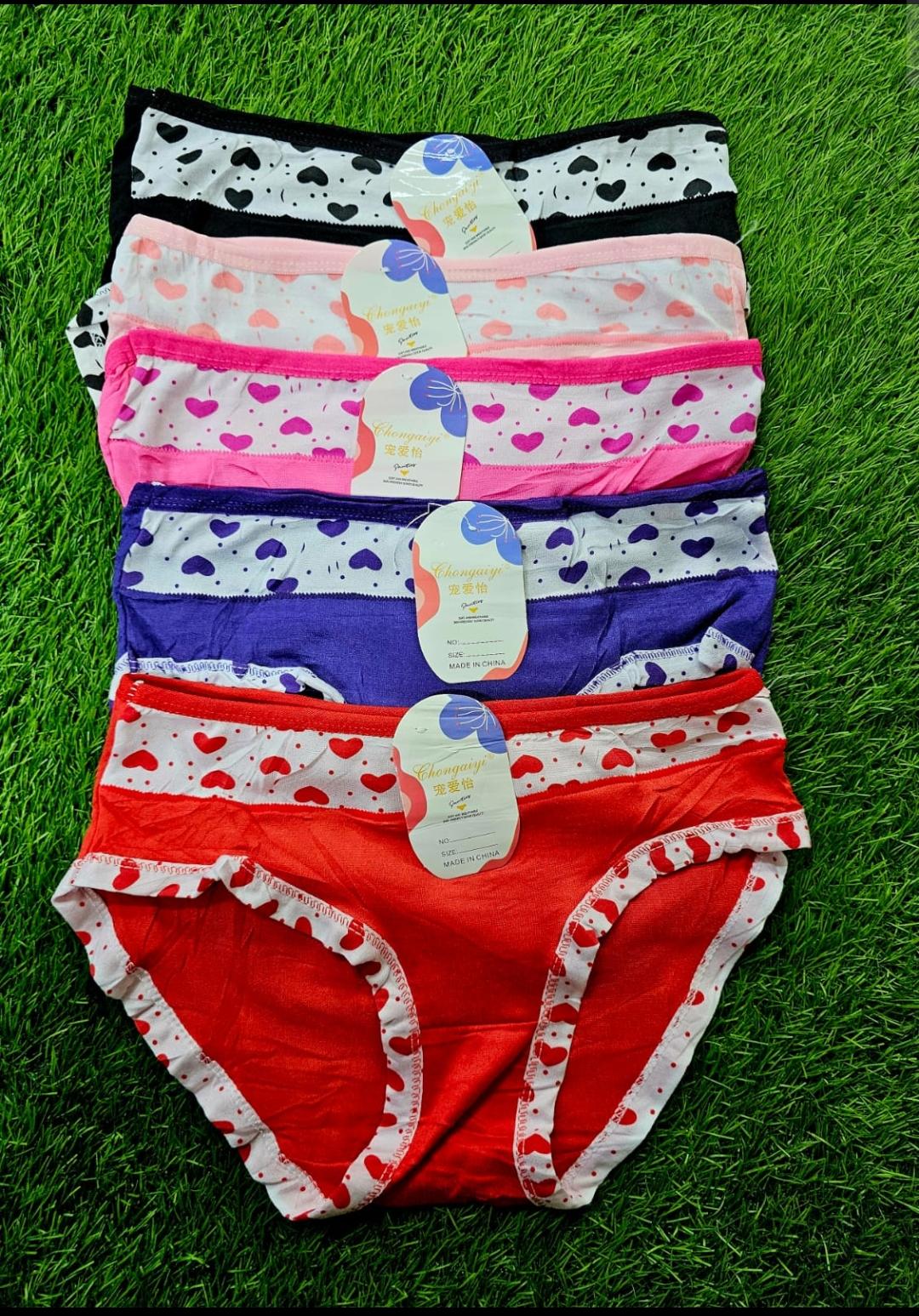 6PCS Baby Girls' Bloomers pants Assorted prints Underwear Kids Panties Comfy pants Briefs Soft Material Dotted/Striped/Hearts/Shapes Assorted Patterns