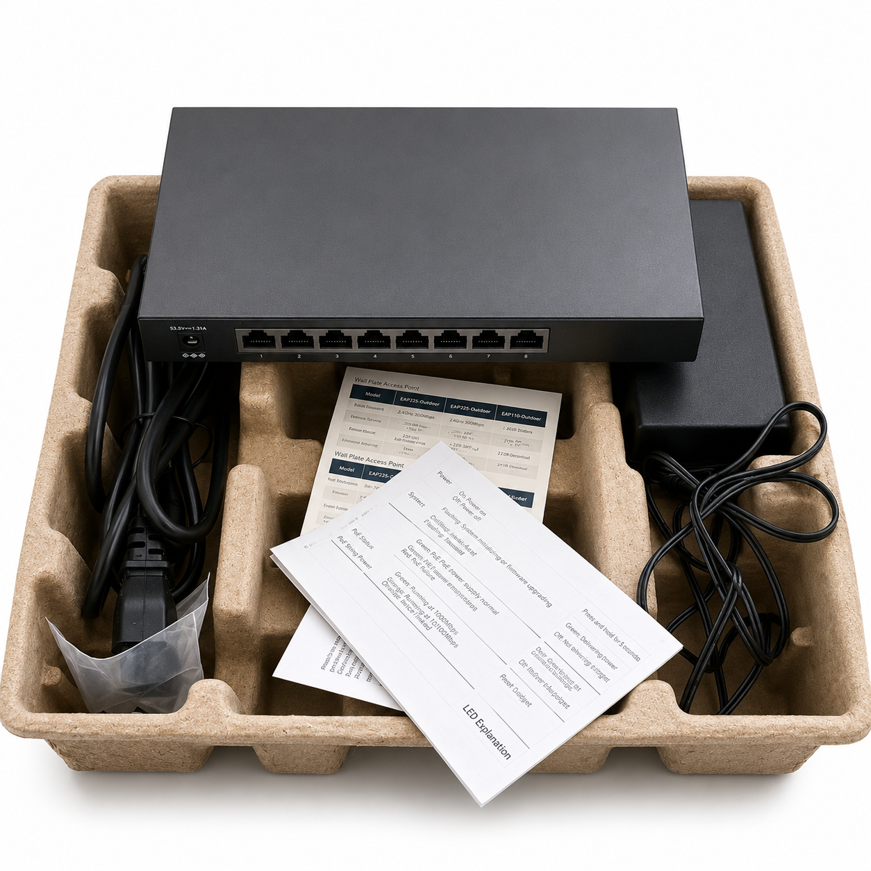 TP-Link TL-SG2210P 8-Port Gigabit Smart PoE Switch with 2 SFP Slots – Managed Network Switch