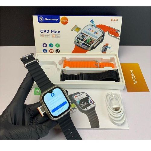 C92 Max 4G Android Smart Watch – 2.2-Inch HD Touchscreen Smartwatch with SIM Card, 6GB RAM, 64GB ROM, Dual Camera & WiFi