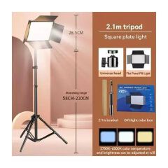 RL-900 LED Portable Camera Light – Rechargeable Dimmable Video Fill Light for Photography, Vlogging & Live Streaming
