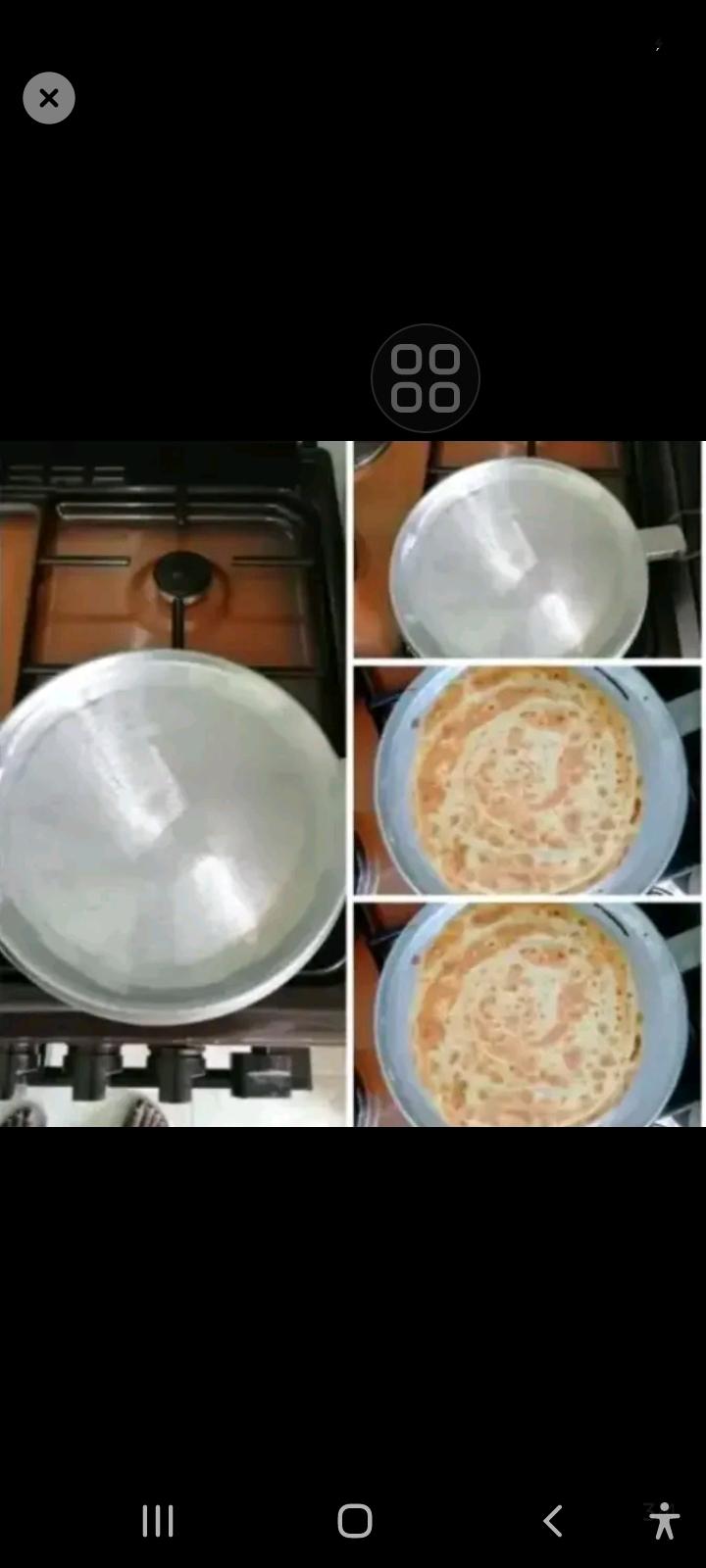Aluminium chapati pan