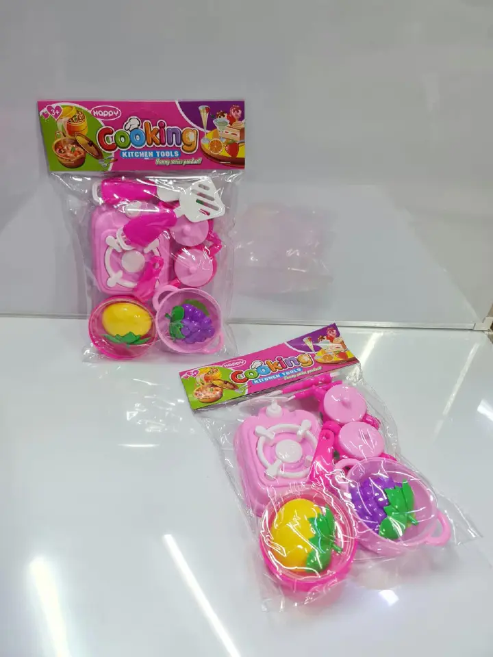 Pink Kitchen Set Pretend Play Toy for Kids Cooking Role Play Set with Kitchen Accessories Creative Educational Toy for Girls Boys Indoor Imaginative Fun Gift