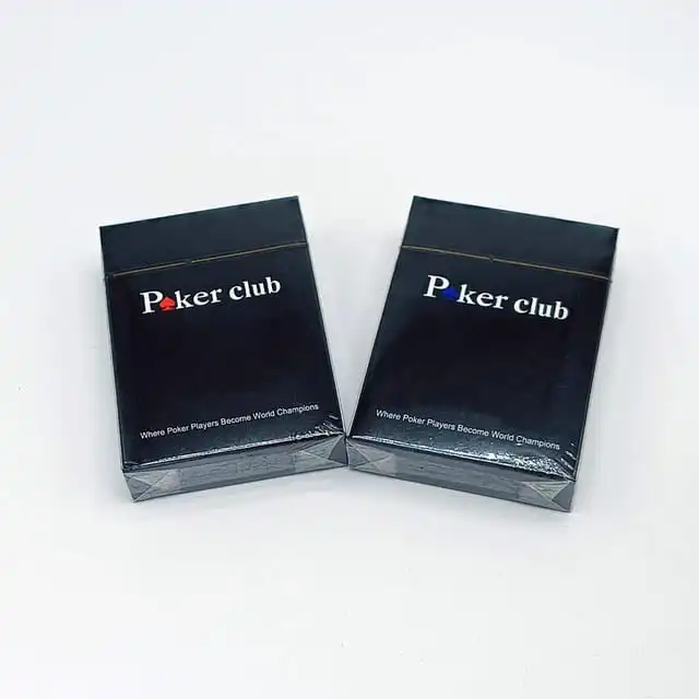 Poker Club Standard Playing Cards 52 Card Deck Four Suits Poker Blackjack Solitaire Go Fish Family Games Classic Playing Cards Entertainment Gift