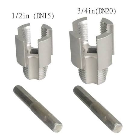 Victory Manual PPR Pipe Threader Set 1/2" 3/4" and 1"  Inch Plastic Water Pipe Thread Maker Tool Kit Heavy Duty Professional Steel Die Plumbing Installation Repair Hardware Manual Hand Tools Pack.