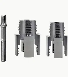 Victory Manual PPR Pipe Threader Set 1/2" 3/4" and 1"  Inch Plastic Water Pipe Thread Maker Tool Kit Heavy Duty Professional Steel Die Plumbing Installation Repair Hardware Manual Hand Tools Pack.