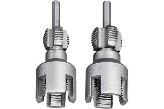 Victory Manual PPR Pipe Threader Set 1/2" 3/4" and 1"  Inch Plastic Water Pipe Thread Maker Tool Kit Heavy Duty Professional Steel Die Plumbing Installation Repair Hardware Manual Hand Tools Pack.