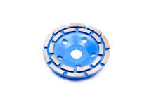 Vwin Power 4.5 Inch Diamond Cup Wheel 115mm | Heavy Duty Double Row Terrazzo Disc for Angle Grinder | Professional Concrete Marble Granite Stone Surface Leveling Professional   Grinding Abrasive Wheel