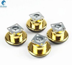 4Pcs Heavy Duty Gold Carpet Castors Wheels 65mm Swivel Furniture Roller Gliders Plates for Sofa Bed Chair Couch Cupboard Armchair Closet Cabinet Heavy Duty Rubber Rollers Replacement Moving Hardware.