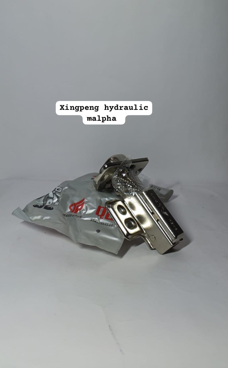 10pairsXingpeng Hydraulic Soft Close Cabinet Door Hinges Malpha Concealed Cupboard Wardrobe Kitchen Buffet Unit Cabinetry Hardware Buffer Dampener Full Overlay Framework Ironmongery Spring Fittings.