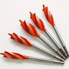 VWIN-POWER 20mm Four Slot Wood Working Drill Bit Quick-Change Hex Shank Auger Drill Set Sharp Carpenter Woodworking Tool Kit Heavy Duty Fast Drilling Hole Saw Opener Cutter For Power Impact Drivers.