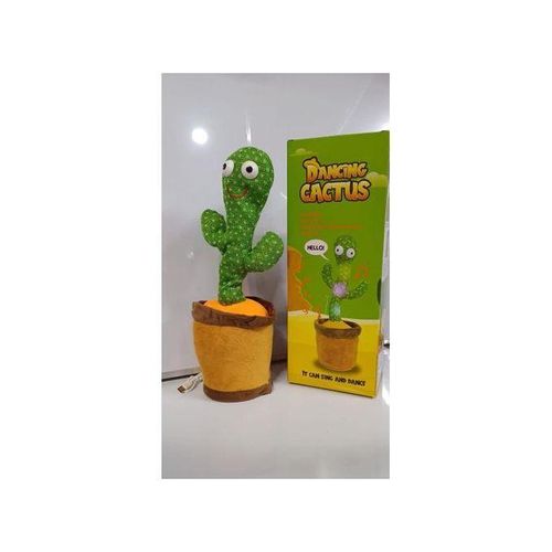 Adjustable Volume Control, Dancing Cactus Toy Talking