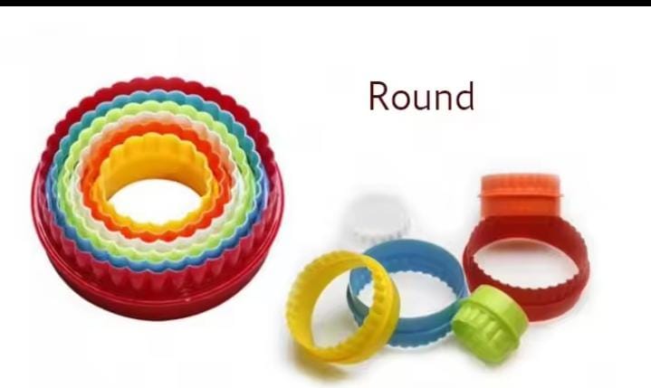 Plastic Cookie Cutter & Shaper Set – DIY Biscuit Moulds for Baking Cookies, Fondant, Pastries & Cake Decoration