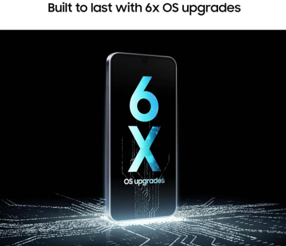 Samsung Galaxy A16 128GB+4GB 6.7" Super AMOLED Display 50MP Triple Camera Android 14 Mediatek Helio G99 5000mAh 25W Type-C Charge Smart Phones phone,  5000mAh battery supports 25W fast charging