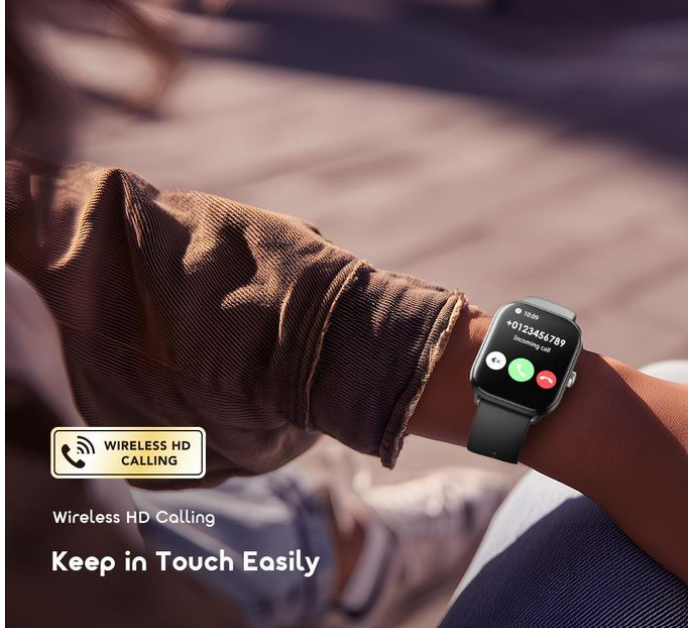 Oraimo Watch 6 Lite OSW-809, 2.01'' Smart Watch With Cool UI Interface, 2.01" HD Full Touch Screen, 30-Day Standby Time, AI-Generated Watch Faces, Anti-Scratch Panda Glass with 30-Day Standby power