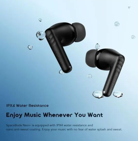 Oraimo Space Buds Neo+ ANC Wireless Earbuds – Spatial Audio, Bluetooth 5.4, 30H Playtime, Noise Cancelling Earphones 30-Hour Long Playtime Joyful Vibe, Days and Nights