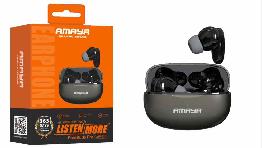 Amaya Buy now Bluetooth Wireless Heavy BAss Headset 40Hrs Long Play Time Powerful Bluetooth Earbuds/ Earpods deliver crystal-clear audio, powerful bass, and long-lasting battery life