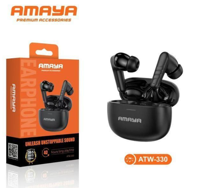 Amaya Buy now Bluetooth Wireless Heavy BAss Headset 40Hrs Long Play Time Powerful Bluetooth Earbuds/ Earpods deliver crystal-clear audio, powerful bass, and long-lasting battery life