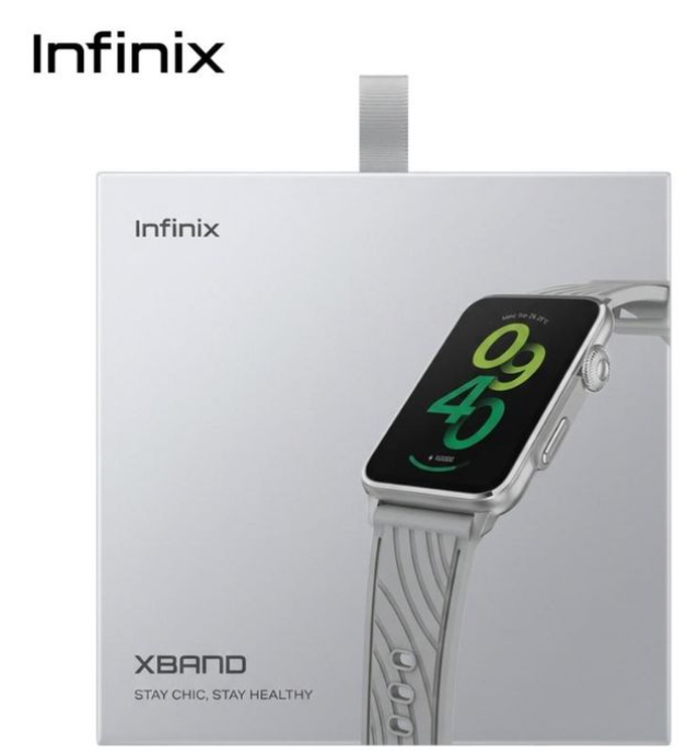 Infinix XBand XW4B Fitness Tracker Smartwatch 1.57 Inch HD Color Screen IP68 Waterproof Heart Rate SpO2 Blood Oxygen Sleep Monitor 12 Days Battery Life Bluetooth Activity Tracker Android iOS