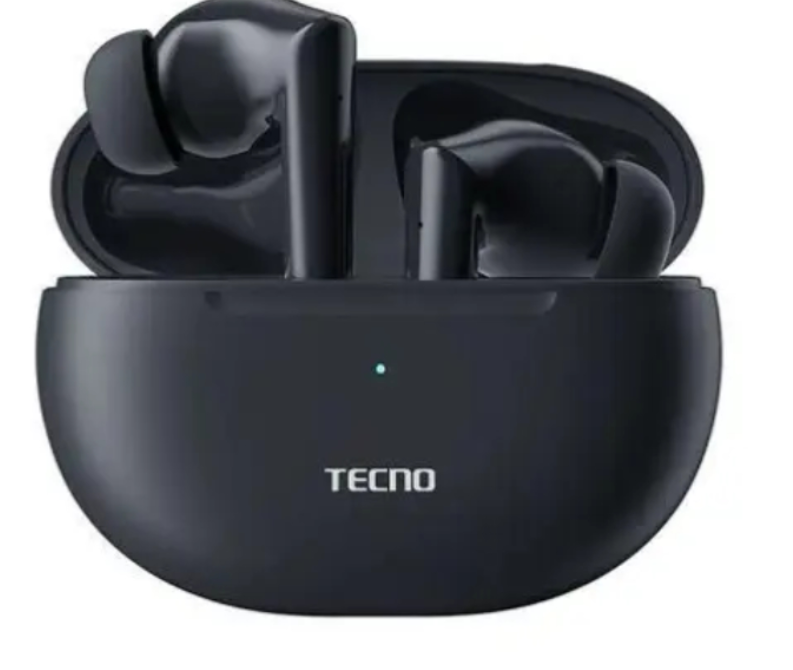 Tecno Buds 4 Air True Wireless Earbuds – 10mm Bass Drivers, AI-ENC Noise Cancellation, 22H Battery Life, Bluetooth 5.4, Ultra-Light 3.3g, IPX4 Water Resistance for Sports Calls