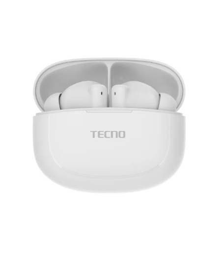 Tecno Buds 4 Air BD04 TWS Earbuds, 320mAh, Up To 22 Hours Playtime, Enhanced Bass, Touch Bluetooth 5.4, delivering enhanced connection stability, lower power consumption, and faster pairing