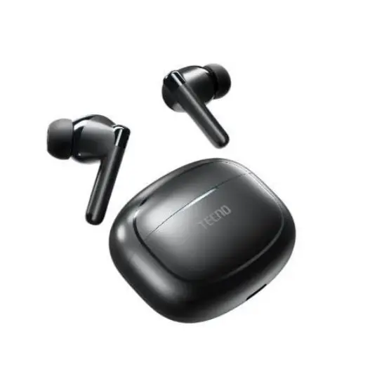 Tecno Buds 4 Air BD04 TWS Earbuds, 320mAh, Up To 22 Hours Playtime, Enhanced Bass, Touch Bluetooth 5.4, delivering enhanced connection stability, lower power consumption, and faster pairing
