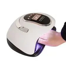 Nail Dryer Machine 300W UV LED Nail Lamp with 72 LED Beads Professional Gel Polish Curing Dryer LCD Display Auto Sensor 10 30 60 99 Second Timer Fast Nail Art Equipment for Salon and Home Manicure