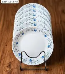 10 Inch Dinner Plate Elegant Ceramic Serving Plate Durable Round Dining Plate for Home Kitchen Restaurant Use Ideal for Main Meals Pasta Rice Steak Salad & Everyday Dining Stylish Tableware Plate Set