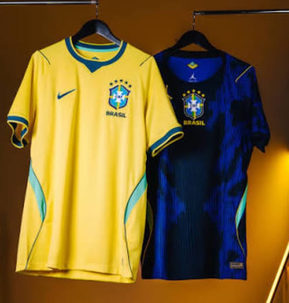 Brazil 2026 World Cup Home Jersey – Yellow Football Shirt, Breathable Fan Version.