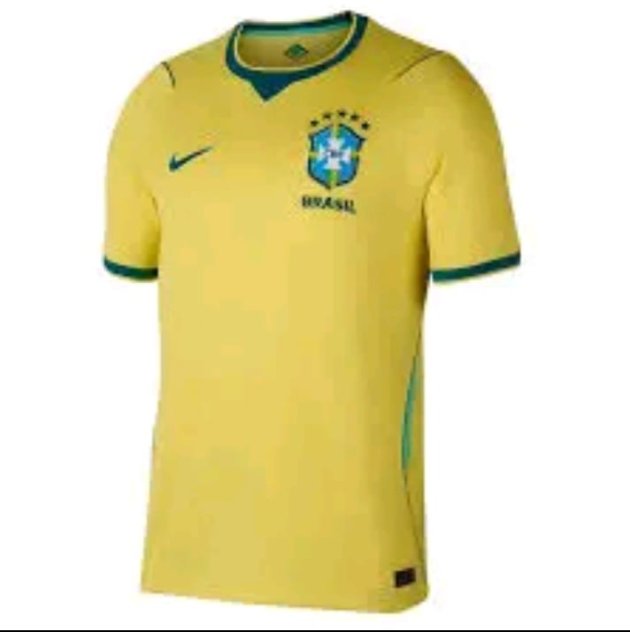 Brazil 2026 World Cup Home Jersey – Yellow Football Shirt, Breathable Fan Version.