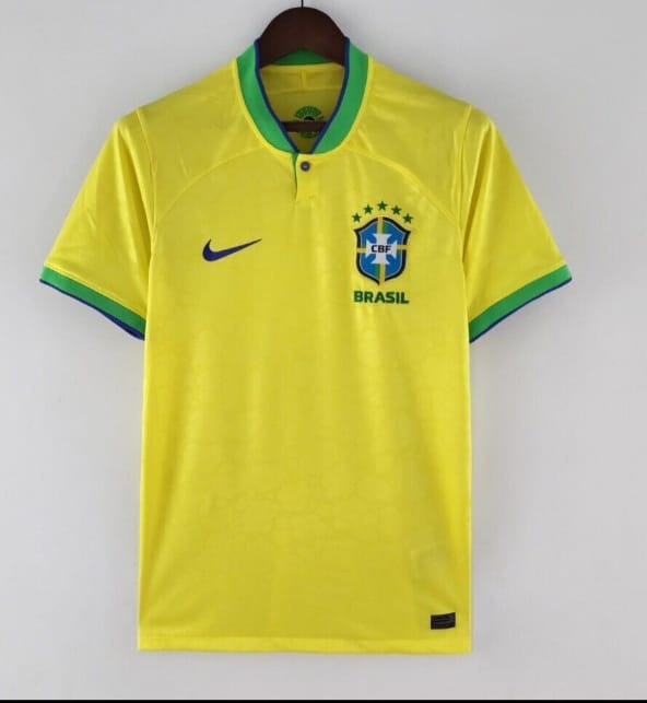 Brazil 2026 World Cup Home Jersey – Yellow Football Shirt, Breathable Fan Version.