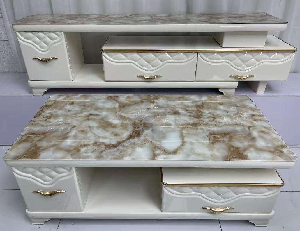 Executive Imported TV Stand & Coffee Table

Elevate your living room with this Executive Imported TV Stand and Coffee Table Set, designed to bring elegance, style, and functionality to your home. Craf