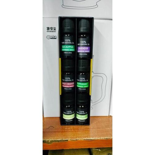 6pc set 100% Pure Natural Aromatherapy Essential Oils, Therapeutic Grade- Eucalyptus, tea tree, orange, lavender, peppermint, lemon grass