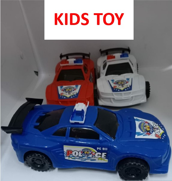 Police Toy Cars Friction Powered Push and Go Plastic Racing Vehicles with Rubber Wheels for Kids Boys Girls Indoor Outdoor Play Birthday Gifts Educational Fun Entertainment Toys