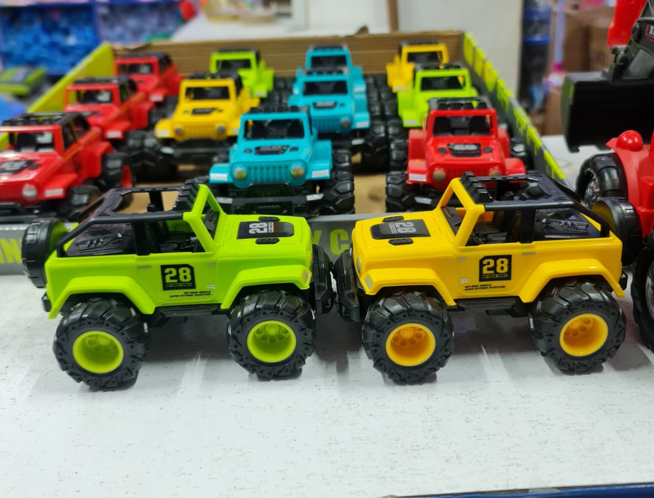 Off Road Remote Control Car for Kids Rechargeable Four Wheel Drive RC Monster Truck High Speed All Terrain Shockproof Durable Indoor Outdoor Adventure Toy Gift