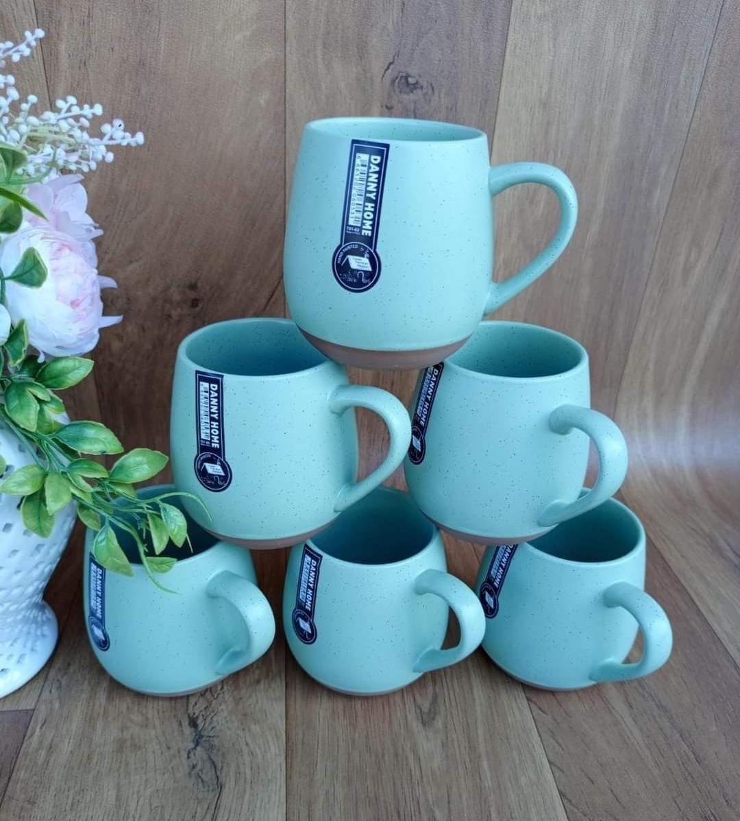 Danny Home Pot Mug Premium Porcelain Coffee Tea Mug Elegant Durable Heat Resistant Smooth Finish Comfortable Grip Reusable Drinkware for Home Office Kitchen Cafe Restaurant Restocked