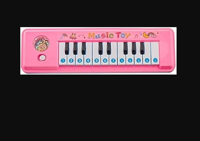 Small Kids Music Toy Piano Battery Operated 8 Key Plastic Keyboard Educational Musical Instrument for Toddlers Boys Girls Early Learning Birthday Gifts Fun Entertainment Toys